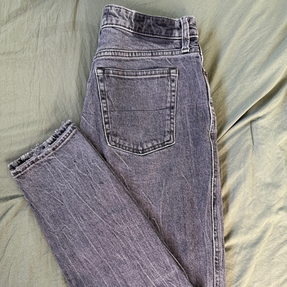 Grey Abercrombie & Fitch Curve Love High Rise Skinny Jean